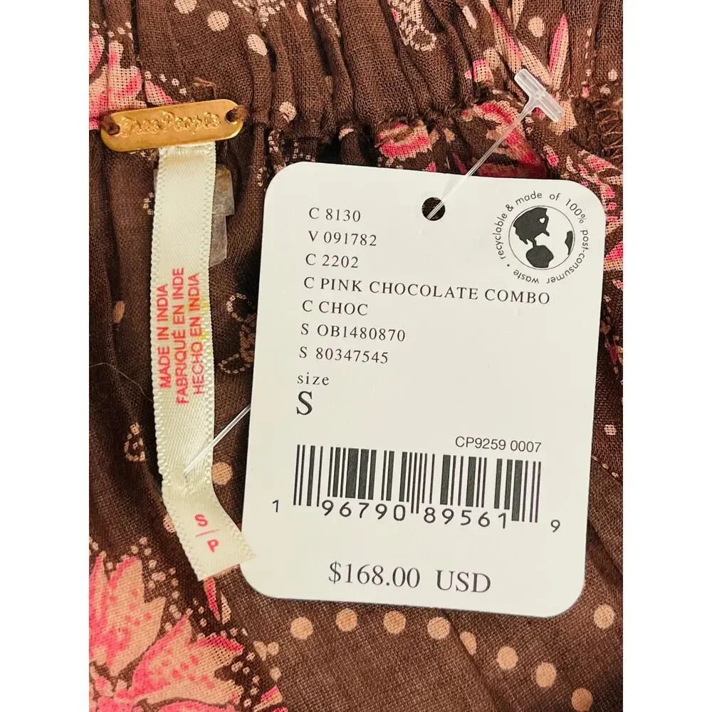 Free People NWT womens Golden Hour Maxi Dress size Small Boho Cottagecore - Picture 7 of 13